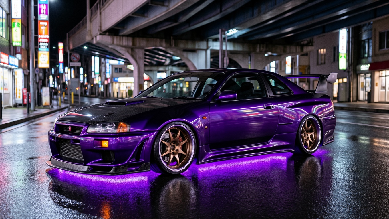 Modified Nissan GT-R - AI-Powered Car Customization Results